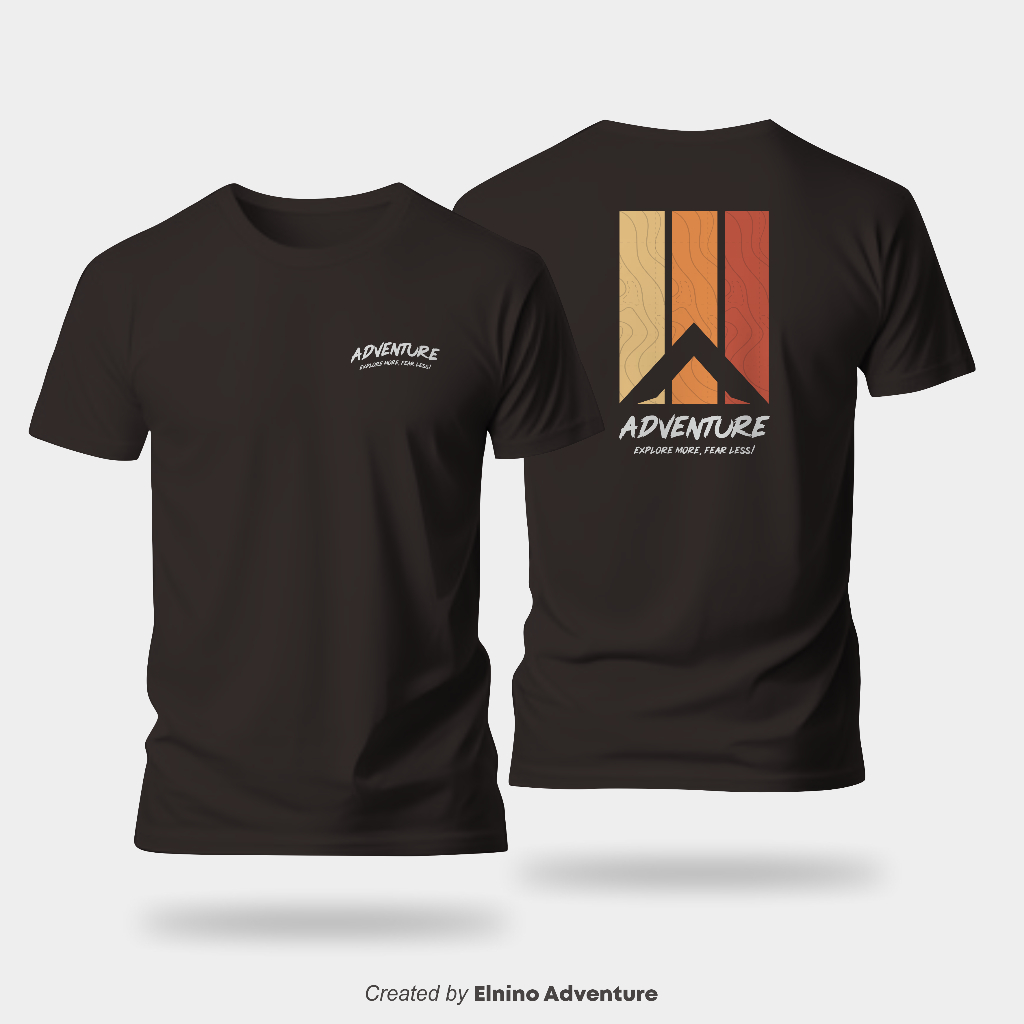 Elnino Adventure Tshirt เสื้อยืดแขนสั้นมากกว่าผจญภัย