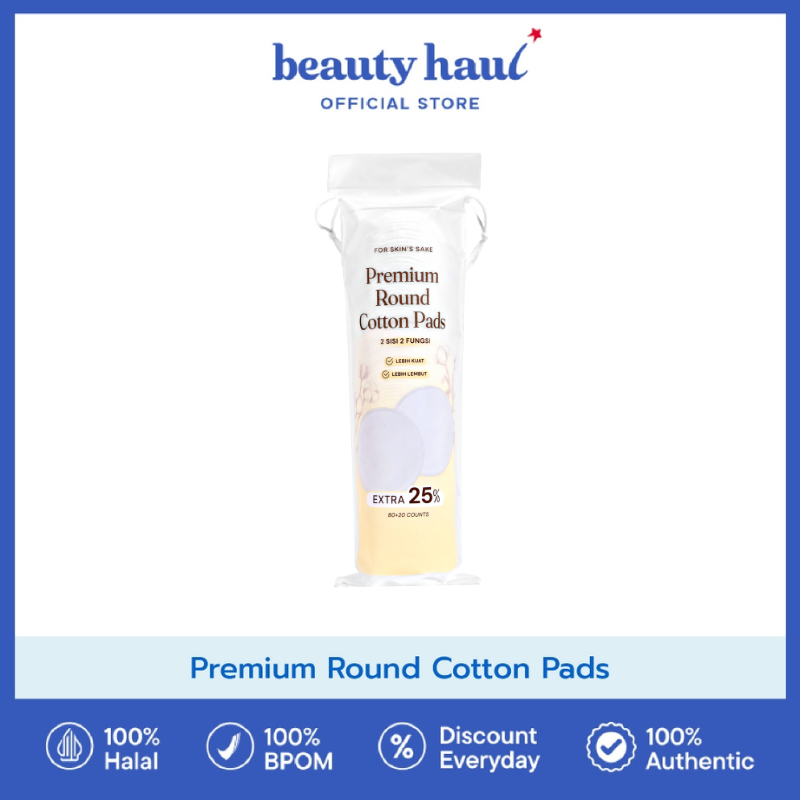 สําหรับ SKINS SAKE Premium Round Cotton Pad - FSS Cotton Pad, Premium Facial Cotton, Soft Cotton Pad