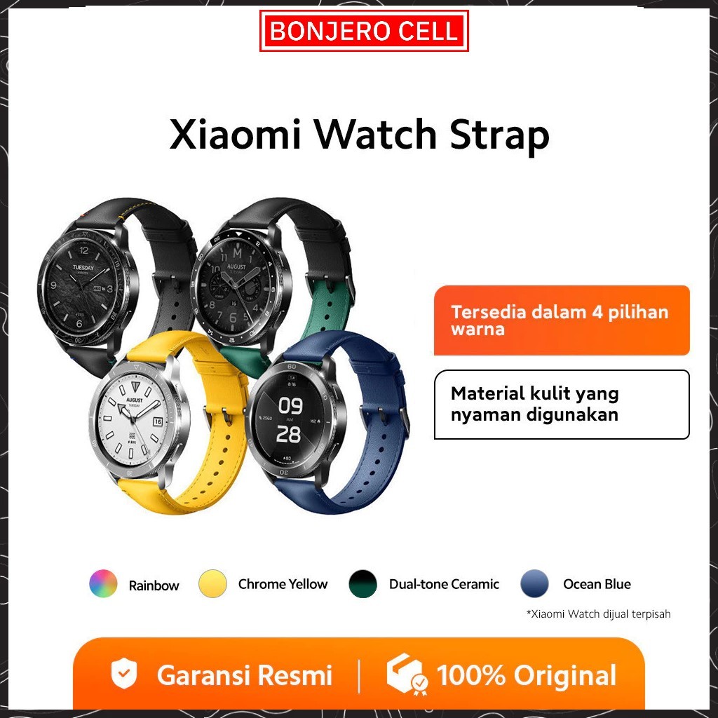สายนาฬิกา Xiaomi | สําหรับ Xiaomi Watch 2, Watch 2 Pro และ Watch S3 Chrome Yellow