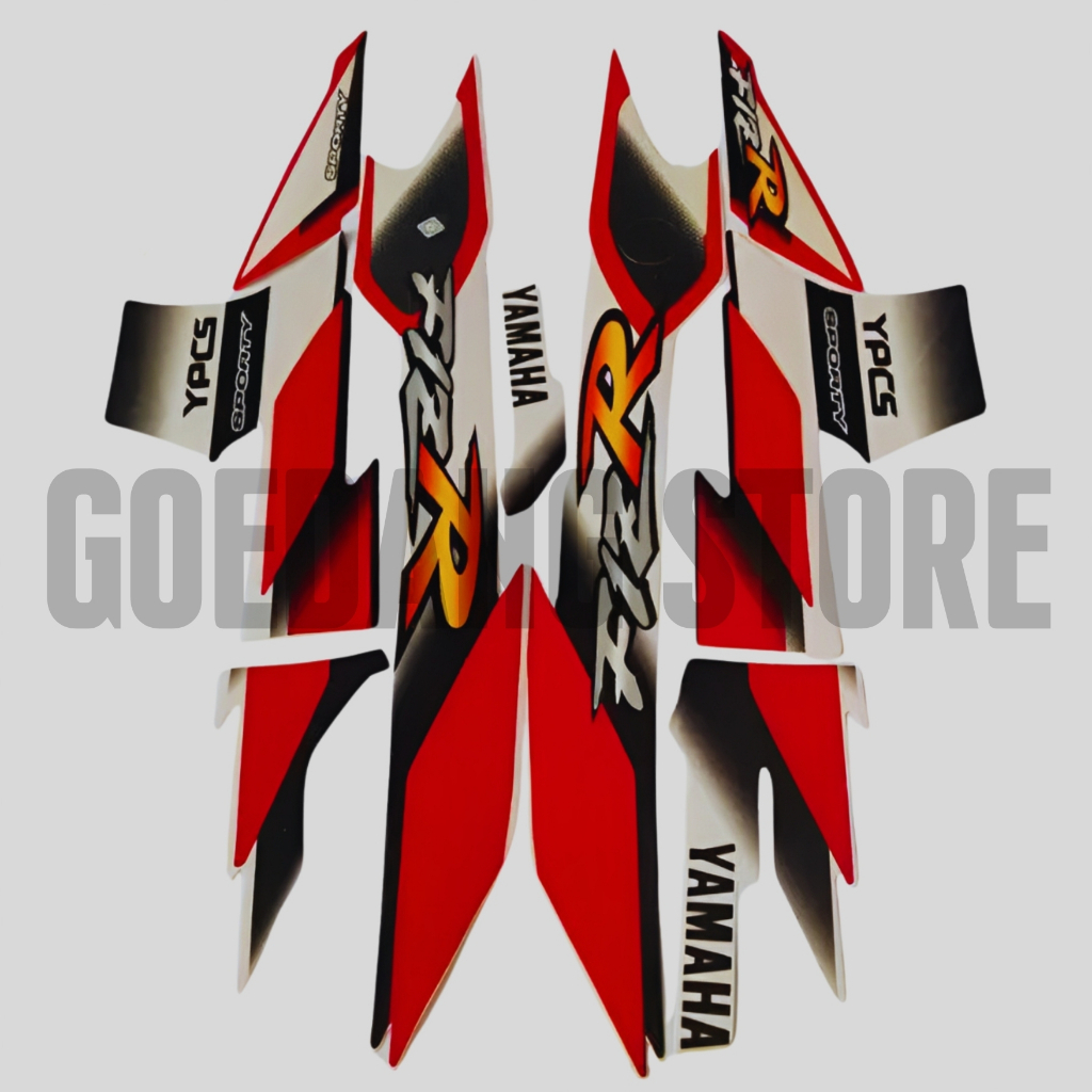 MERAH Standard Striping Yamaha F1zr Fizr F1 zr Fiz R 2001 Red Quality Body List