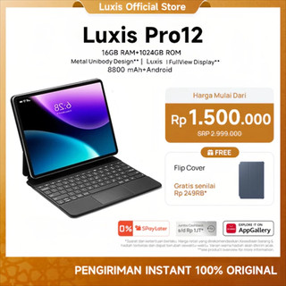Luxis Tablet Pro12 (16GB+1024GB)11.6inch"lPS Screen Tablet Android15 8800 mAh Dual Sim CardadvanTablet Murah100ribuan Anak Tablet android murah Luxis Oficial Store