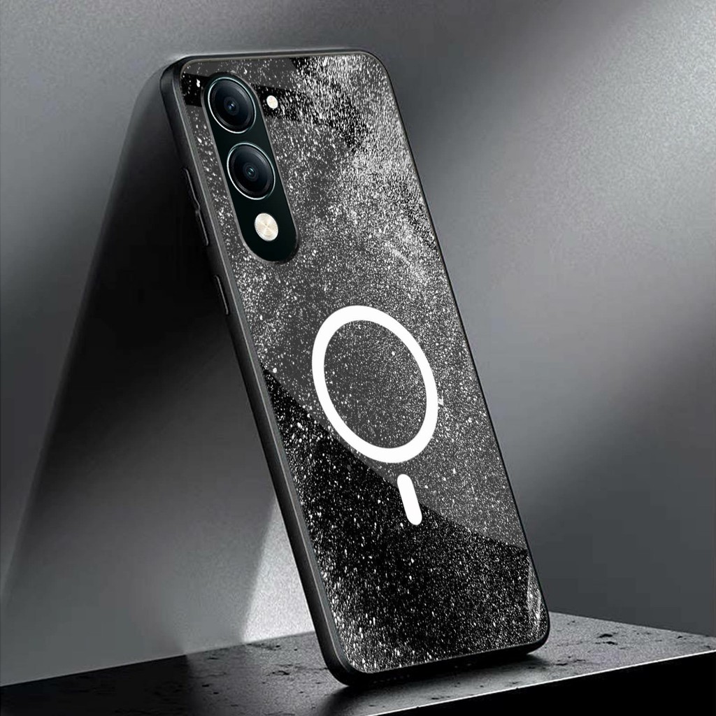 HP Glitter Glass เคสโทรศัพท์สําหรับ Vivo Y04 Y04T - Infinix Vivo Y04 Y04T เคสโทรศัพท์ - K26