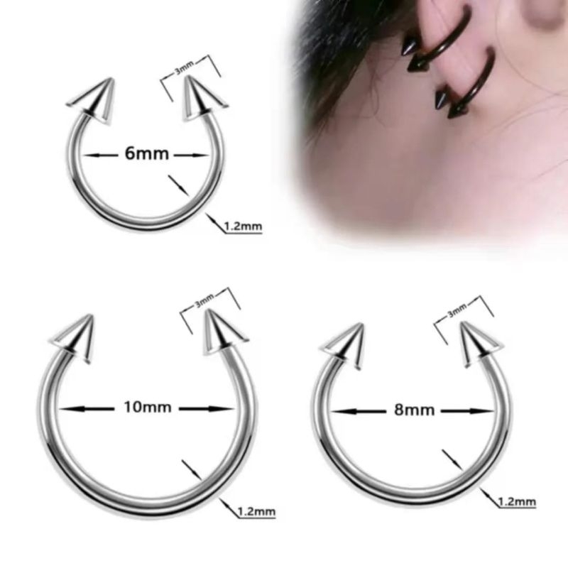 SIPTUM NOSE EARRINGS / SIPTUM PIERCING NOSE PIERCING / EARRINGS / EAR PIERCING / NOSE EARRINGS / HEL