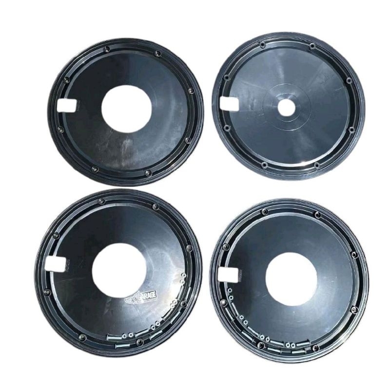 ใหม่สีดํา astrea grand ABS Wheeldop ชุด BAUD Wildop แหวน 17 นิ้วเส้นผ่านศูนย์กลาง self-lovipe Universal Doop Hubcap ล้อ