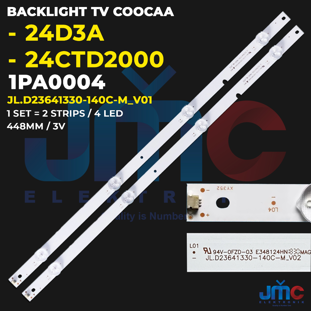 COOCAA ไฟแบ็คไลท์ทีวี 24 นิ้ว 24D3A 24CTD2000 JL.D23641330-140C-M_V01
