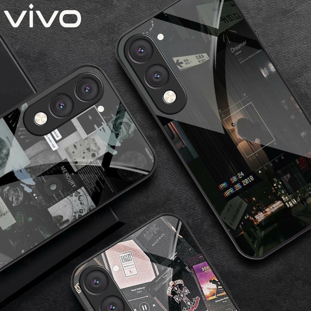 Softcase Glass Case Vivo Y04 4G ล่าสุด 2025 Vivo Y04 4G เคสมือถือ - อุปกรณ์โทรศัพท์มือถือ - Vivo Y04