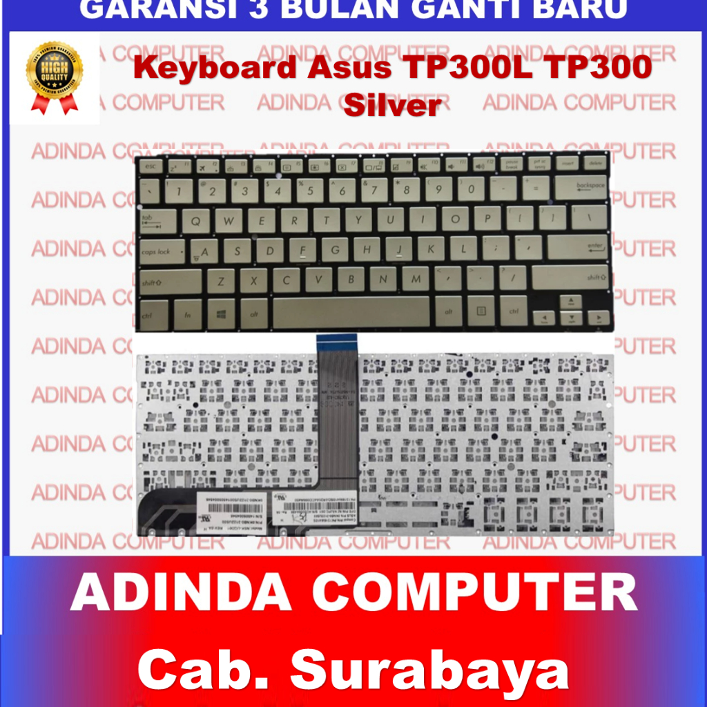 คีย์บอร์ด ASUS TP300L Q304 Q304U Q304UA Q303 Q303U Q303UA TP301 TP301l TP301U