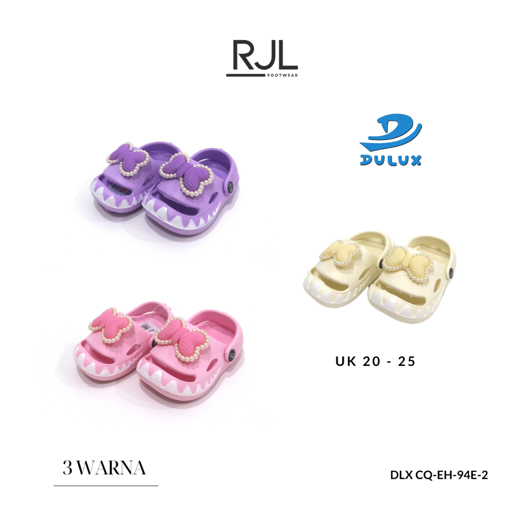 DULUX - รองเท้าแตะ Baim ล่าสุดสําหรับสาวเด็กวัยหัดเดินพร้อมริบบิ้น CQ 94E