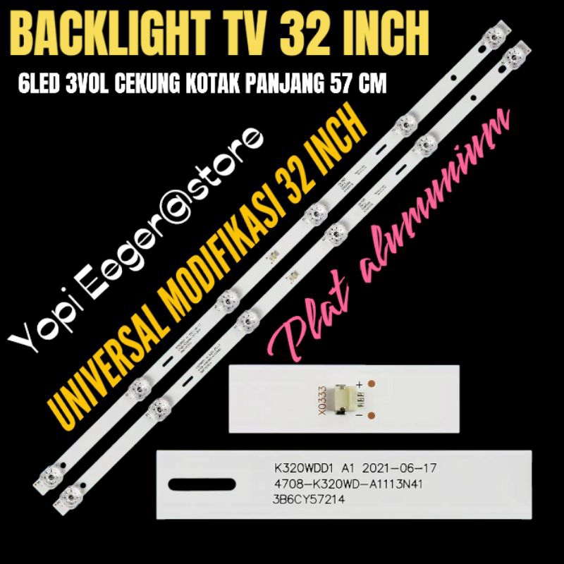 32 นิ้ว UNIVERSAL MODIFIED LCD LED TV BACKLIGHT สําหรับ 32 นิ้ว LED TV 57 ซม.LENGTH
