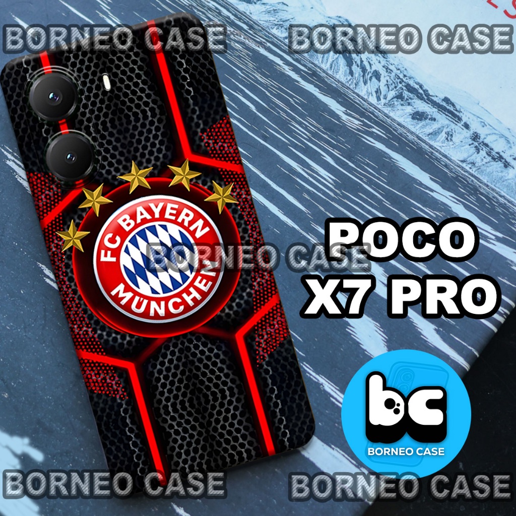 (BC25) ใหม่ล่าสุด Procamera SOFTCASE สําหรับ POCO X7 PRO I HP FOOTBALL CLUB MOTIF I Case POCO