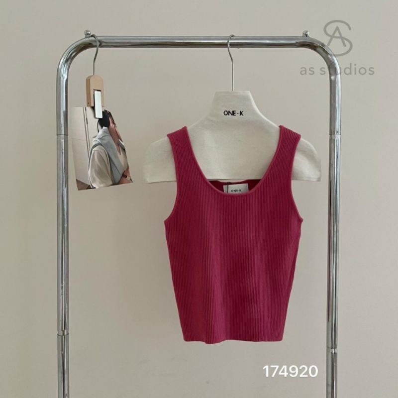 [LC] ONE-K 174920 BKK IMPORTED KNIT TANKTOP