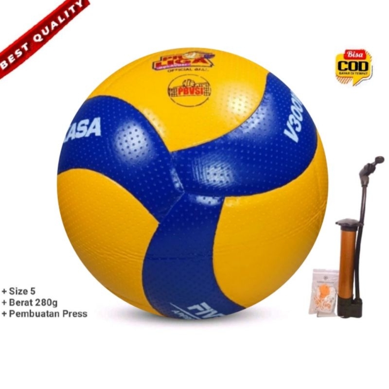 MIKASA V300W ORIGINAL VOLLEYBALL MIKASA V300W TOURNAMENT QUALITY VOLLEYBALL