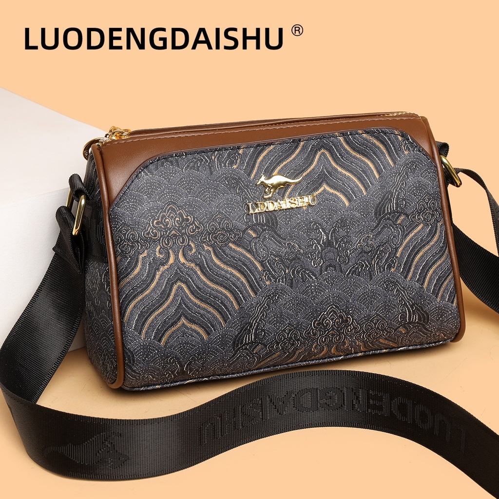 158858 กระเป๋าสะพายข้างผู้หญิงนําเข้าระดับพรีเมียมนําเข้ากระเป๋าสะพายข้าง 1 กก. FITS 2 CR8858