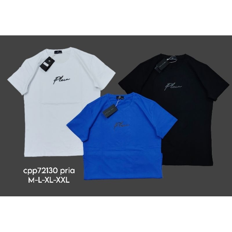 เสื้อยืดผู้ชายพรีเมี่ยม 72130 วัสดุสแปนเด็กซ์ งานหน้าเดียวด้านหน้า ไซส์ ML-XL-XXL