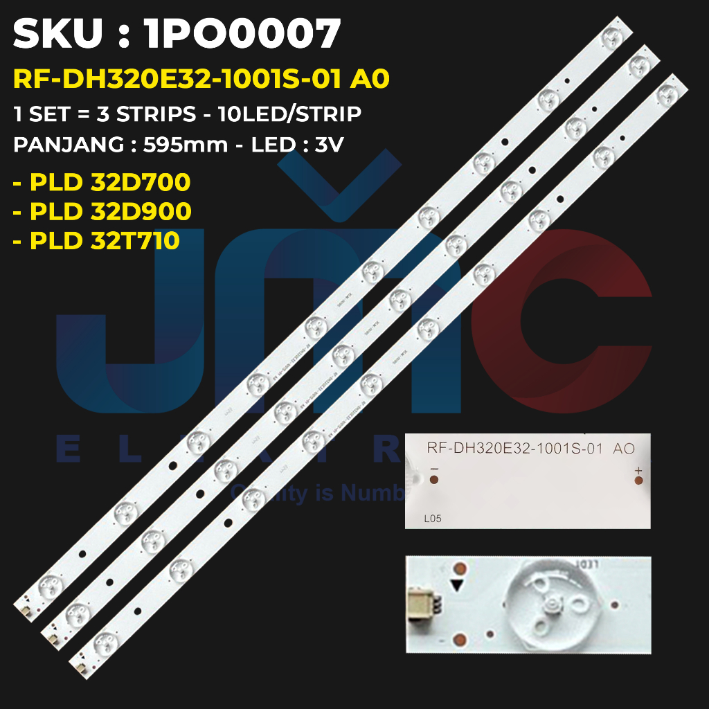 Polytron ไฟแบ็คไลท์ทีวี 32 นิ้ว PLD-32D700 32D900 32T710 RF-DH320E32-1001S-01 A0