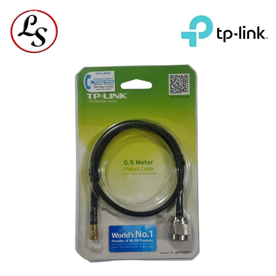 TP-LINK TL-ANT200PT 0.5M Low-loss N-Type Male to RP-SMA Male