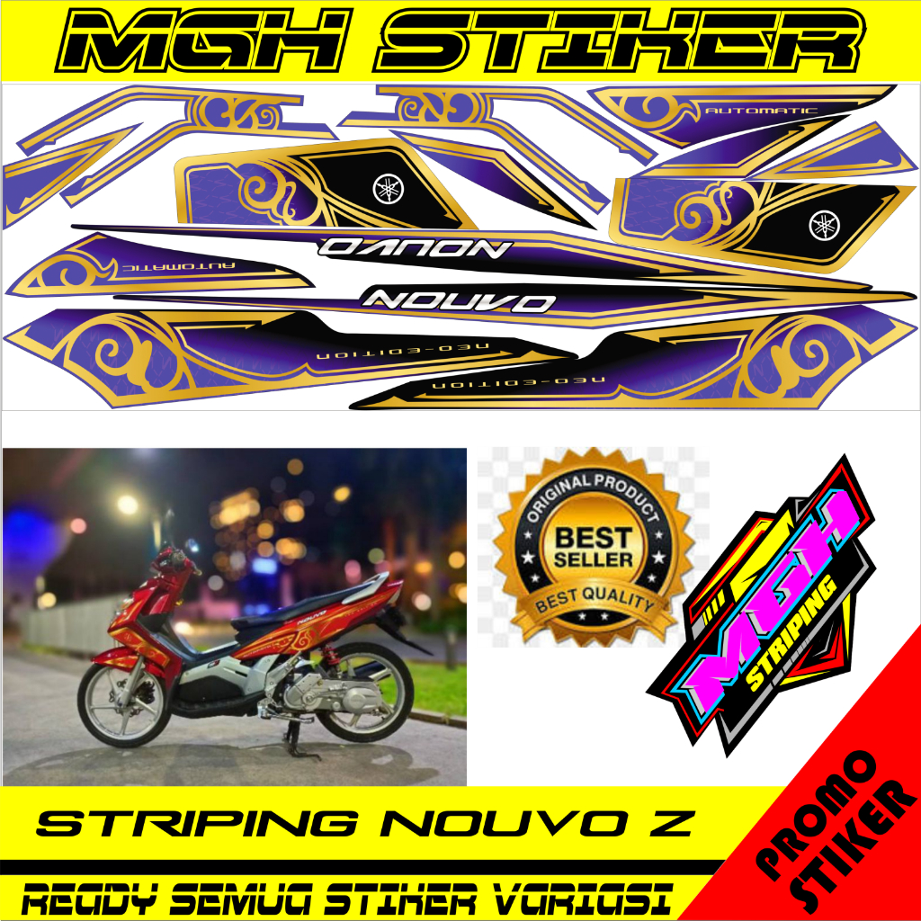 สติ๊กเกอร์ STRIPING NOUVO Z POLET PLATBODY NOUVO Z