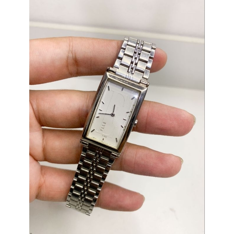 Preloved ELLE นาฬิกา unisex มือสองของแท้