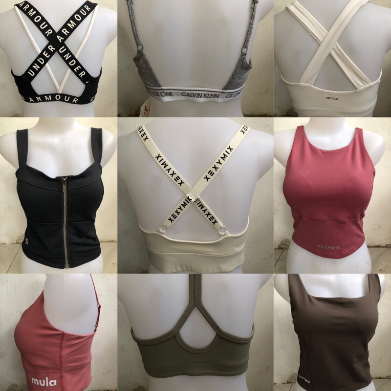 Braa sport Lululemon Xexymix andar mulawear gym shark CK LIKE ใหม่