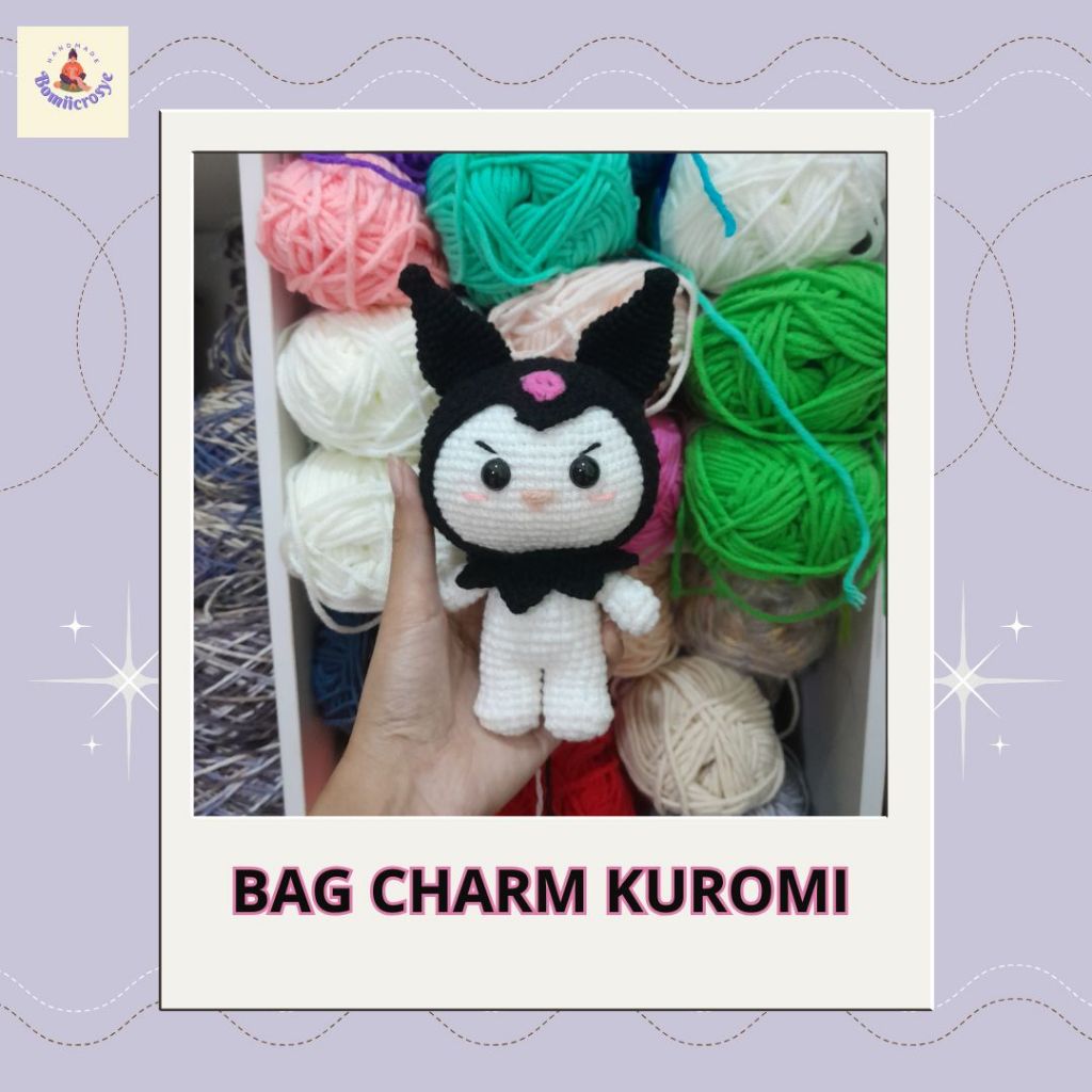 CUTE KURUMI BAG CHARM l CUTE BAG DECORTATIONS