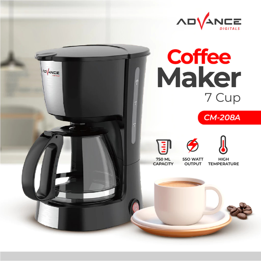 เครื่องชงกาแฟ Advance CM-208A / เครื่องชงกาแฟ / สามารถเป็นของขวัญแต่งงาน ของขวัญวันเกิด Cm208a