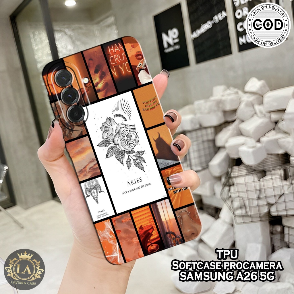 HP เคส Samsung A26 5G รุ่นล่าสุด - เคส Leviora - เคส Zodiac แฟชั่น - Samsung A26 5G Softcase - เคสกล