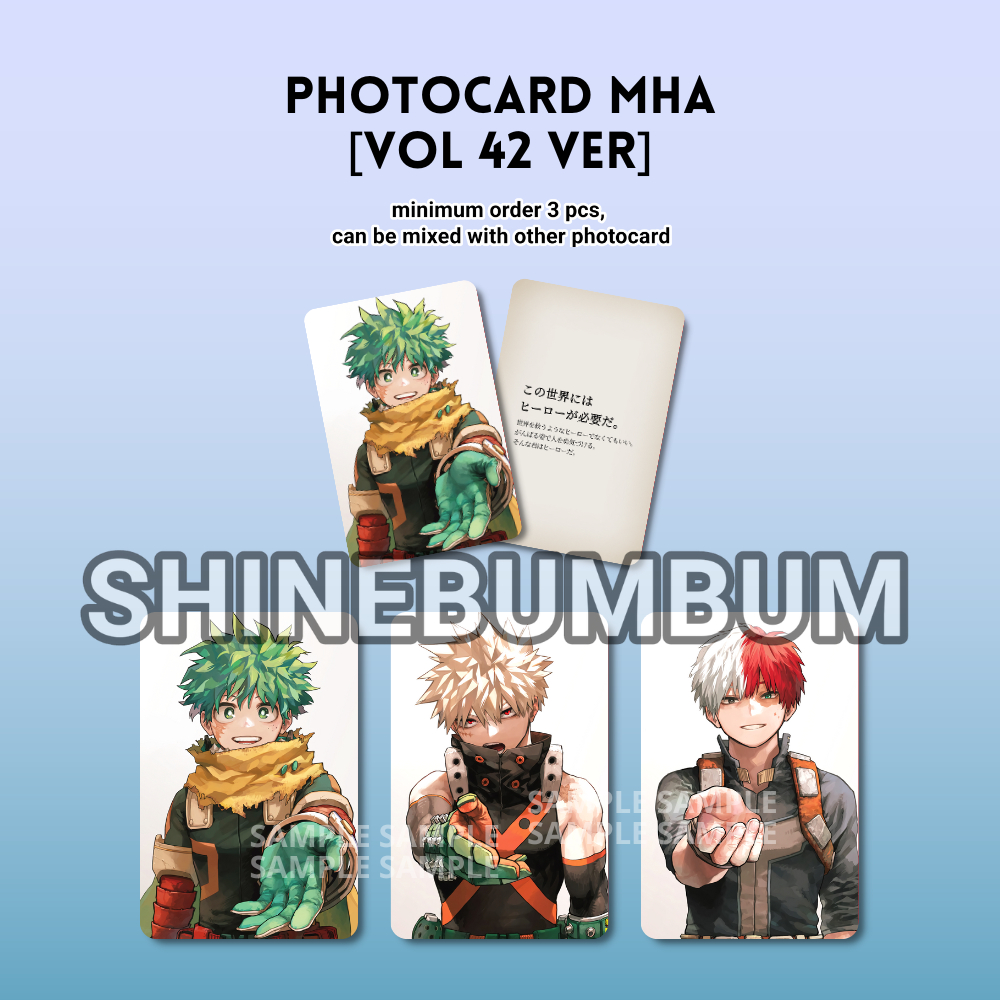 My Hero Academia Photocard [ Vol 42 Ver ] [SHINEBUMBUM]