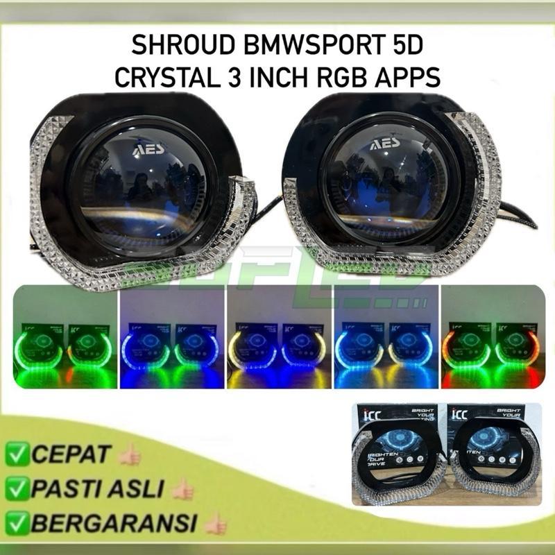 BMWSPORT 3UNT RGB APPS โดย ICC 5D ACRYLIC SHROUD