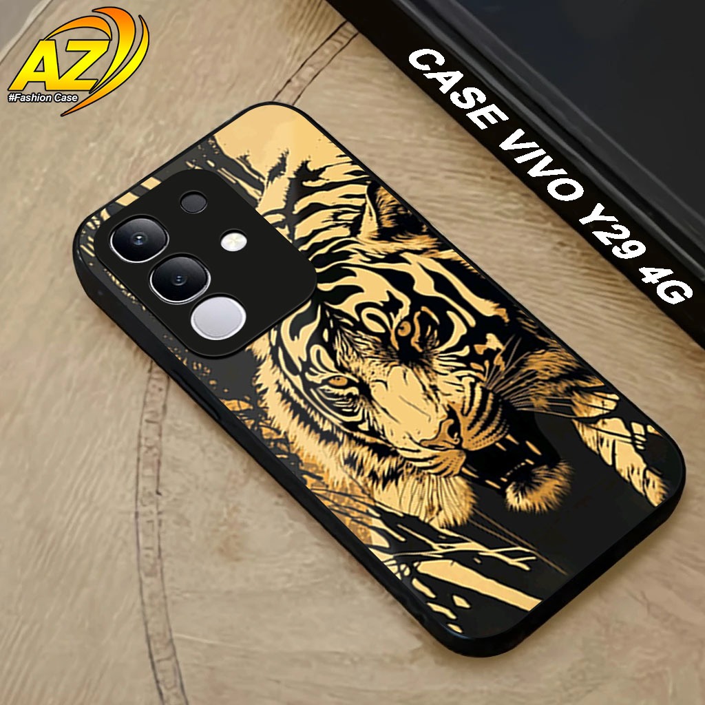 เคส Vivo Y29 4G ล่าสุด [TIGER MOTIF] เคสโทรศัพท์มือถือ ตัวป้องกันโทรศัพท์มือถือ อุปกรณ์เสริมโทรศัพท์