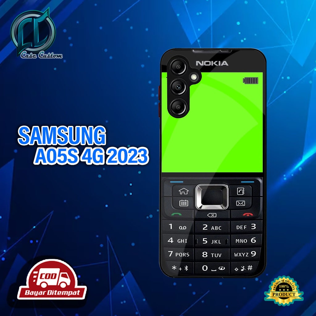 SAMSUNG A05S 4G 2023 เคสสามารถใช้สําหรับโทรศัพท์ทุกประเภท ยัง [OLD SCHOOL HP Motif] _เคสเงาล่าสุด _เ