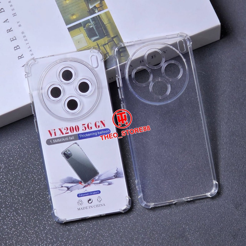 VIVO X200 VIVO X200 PRO CASE AIRBAG ANTI CRACK THICK CLEAR CASE VIVO X200 VIVO X200 PRO