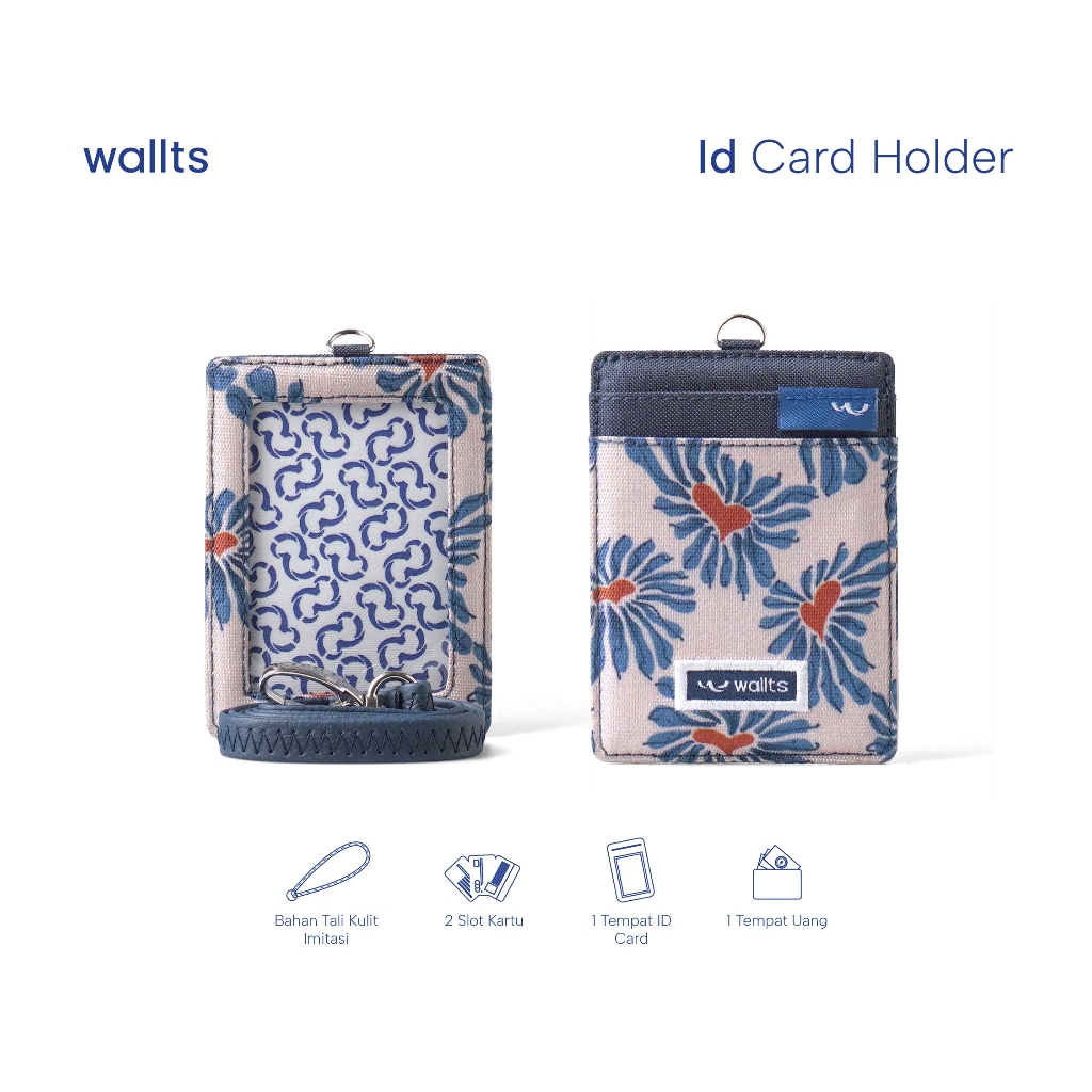 Wallts Aiken Motif - การ์ด Id ป้ายชื่อเชือกเส้นเล็ก
