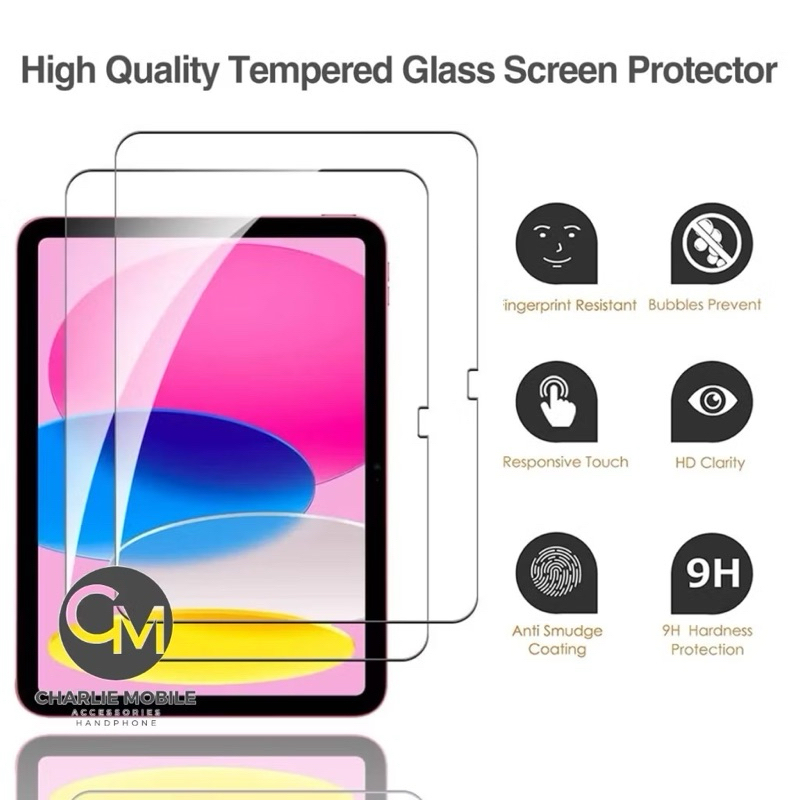กระจกนิรภัย iPad gen 10 10.9 iPad Mini 4 iPad Mini 5 iPad 11 iPad 7 iPad 8 iPad 9 iPad Air 1 iPad Ai