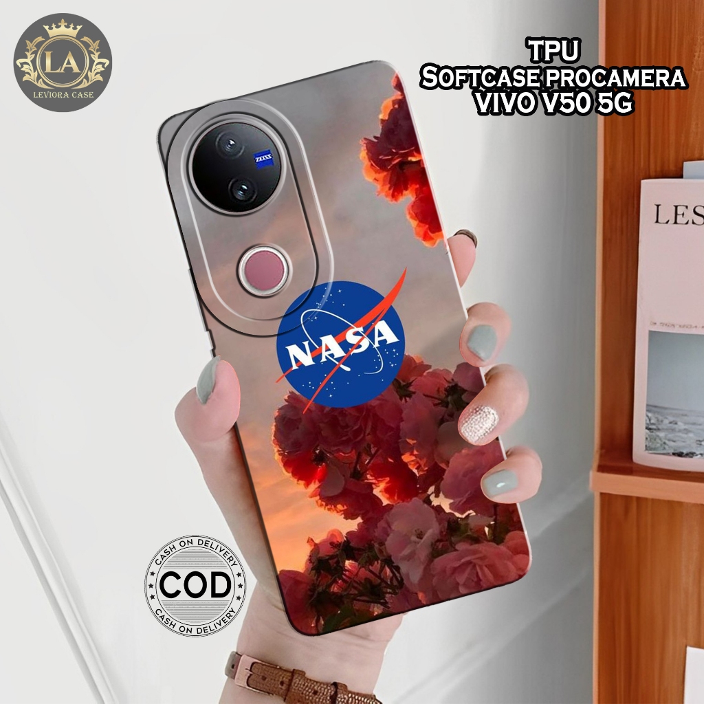 เคส HP ล่าสุด VIVO V50 5G 2025 - เคส Leviora - เคสแฟชั่น NASA - เคส VIVO V50 5G 2025 Softcase - เคสก