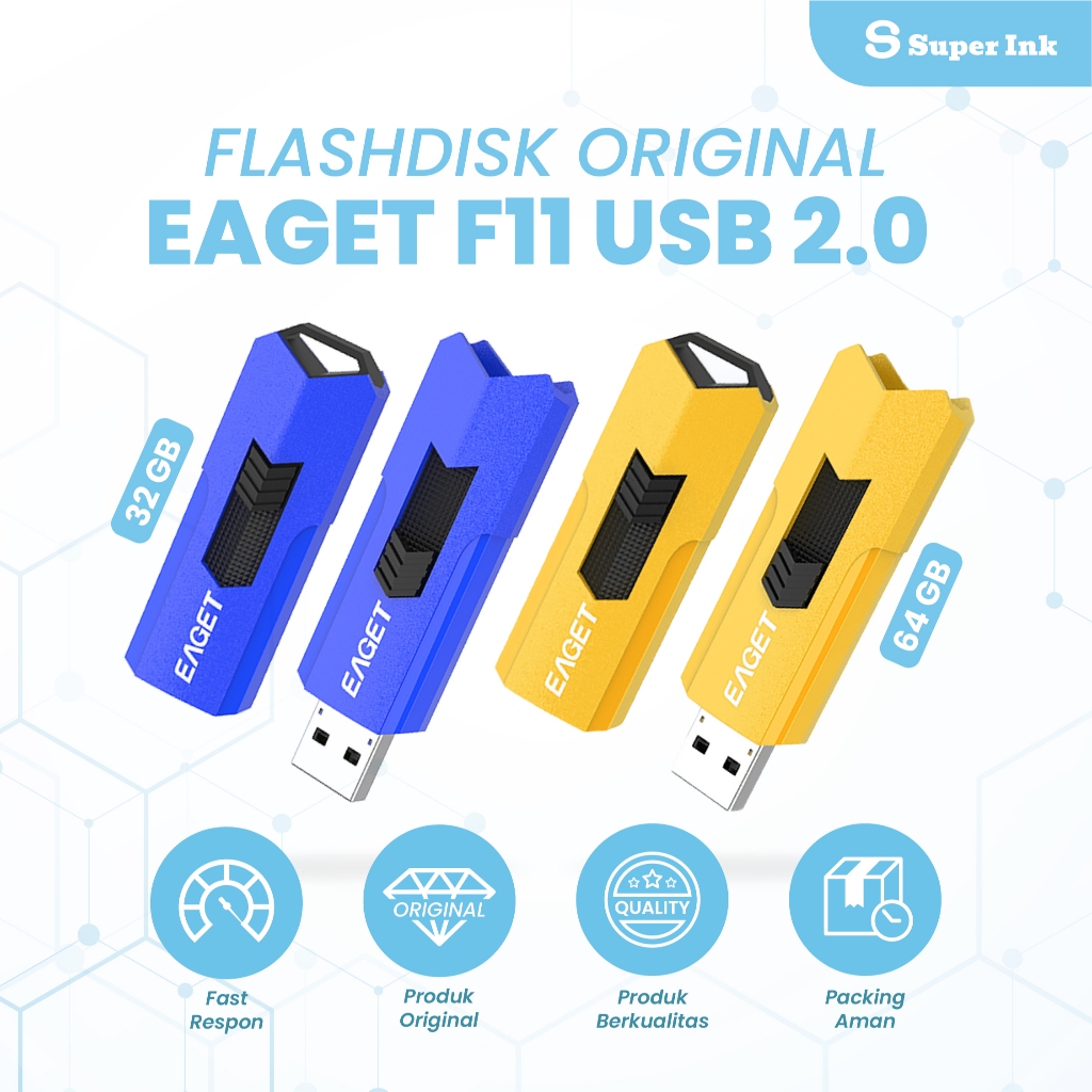 EAGET F11 FlashDrive USB2.0 Flashdisk 32GB Flash disk 64GB