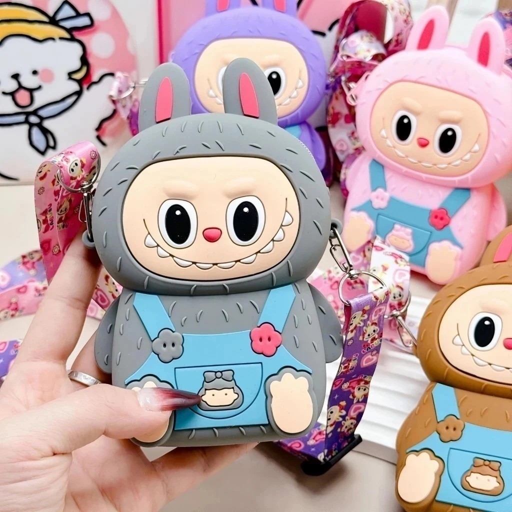 HP Nc-Lubu Sling Bag / กระเป๋าเด็กน่ารัก / Pumpkin Character Coin & Mobile Phone Wallet