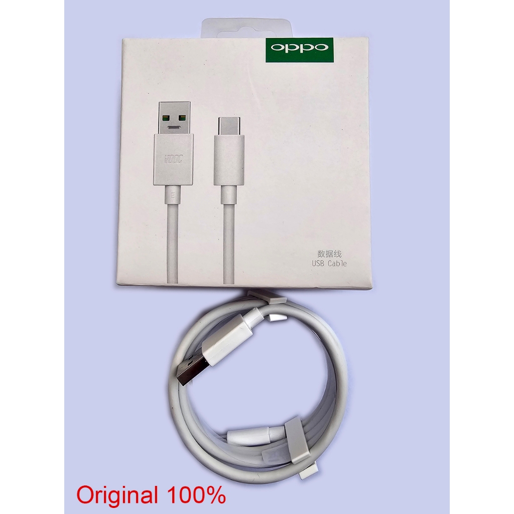 OPPO DL129 Super VOOC Data Cable Type C Original Pack Box