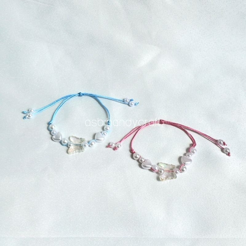 [TG047] 1 ชิ้น - สร้อยข้อมือ Mote เชือกหยก 1 มม. พรีเมี่ยม
