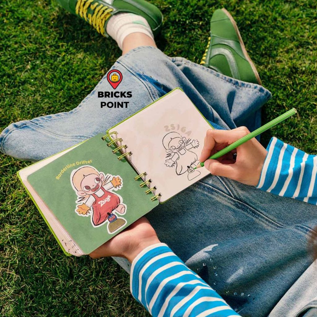 POP MART ORIGINAL ZSIGA BORDERLINE DRIFTER SERIES POCKET NOTEBOOK