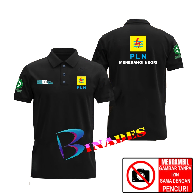 ขายเสื้อยืดคอปกโปโล PLN - BUMN - EXHIBITION BINADES เสื้อยืดคอปก