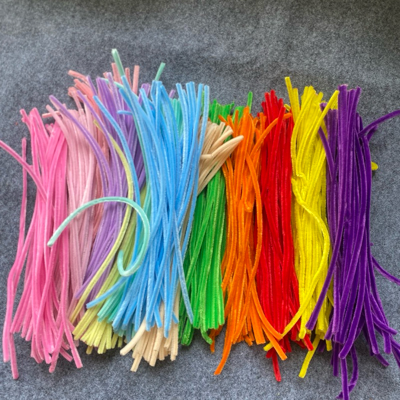 PIPE CLEANERS / ลวดขนนก / ลวดดอกไม้ / งานฝีมือ / ลวดขนนกระดับพรีเมียม