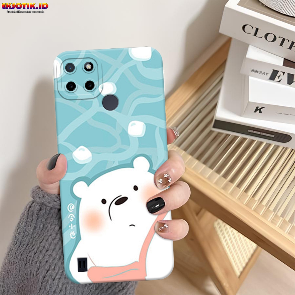 เคส HP REALME C21Y C25Y - Eksotik.id - REALME C21Y C25Y Casing - WEAR BEARS Case - โทรศัพท์มือถือ Sk