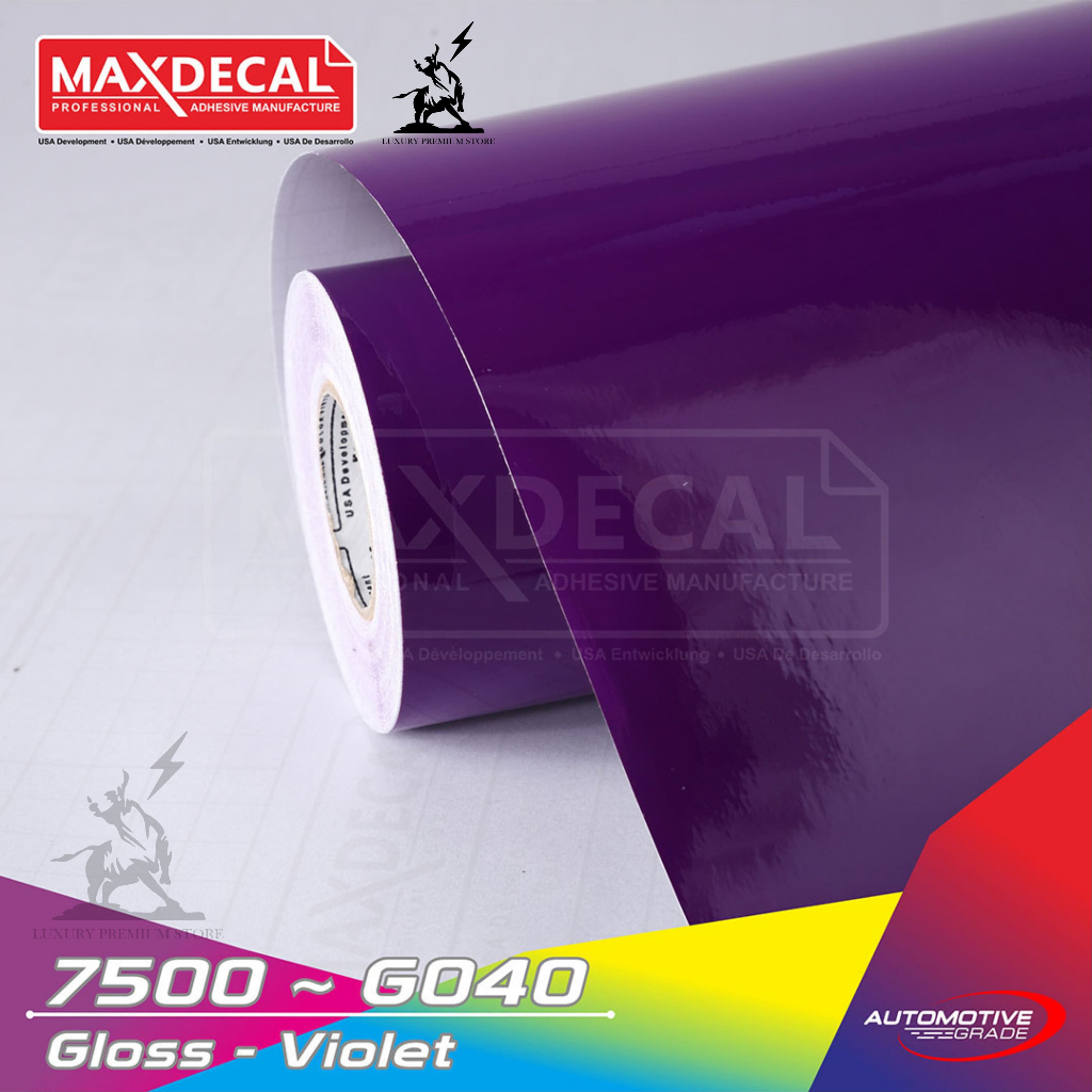 Maxdecal Violet Gloss Sticker 7500-G040