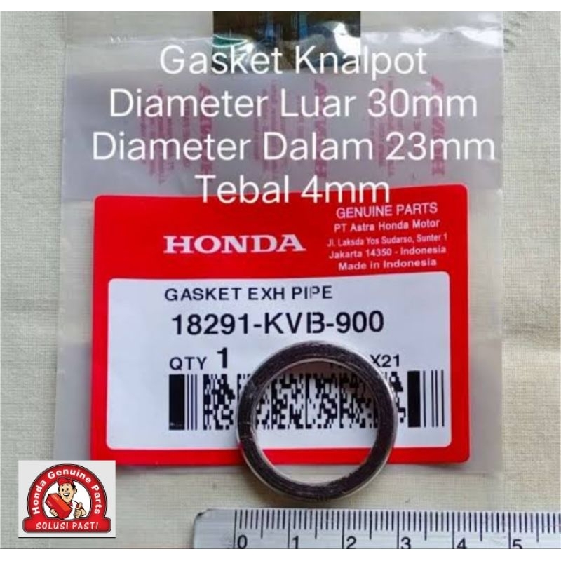 18291-KVB-900 ปะเก็นท่อไอเสีย บีท esp คาร์บูเรเตอร์ Scoopy บีท f1 บีทป๊อป เจนio Scoopy k93 สปาซี Sco