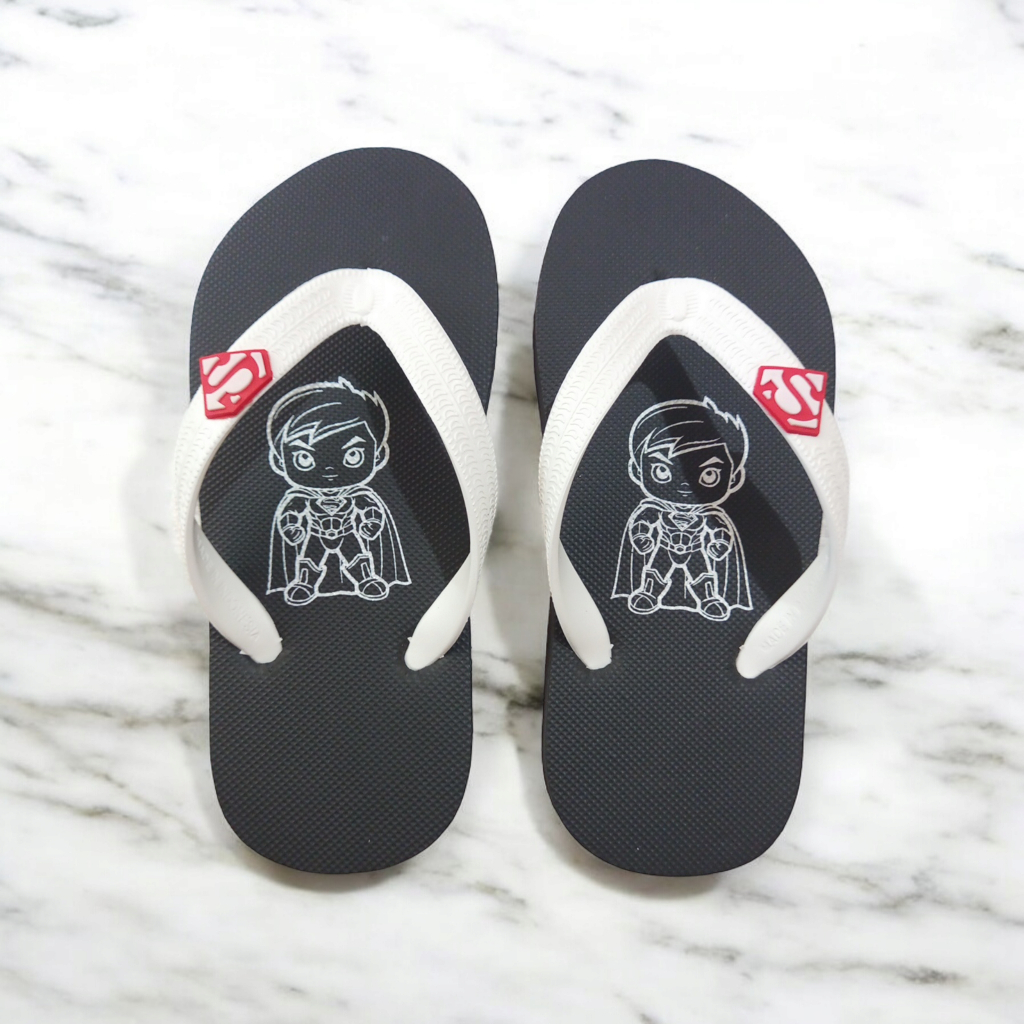 รองเท้าแตะเด็กชาย Superman ทําจากยางกันลื่นหนานุ่ม