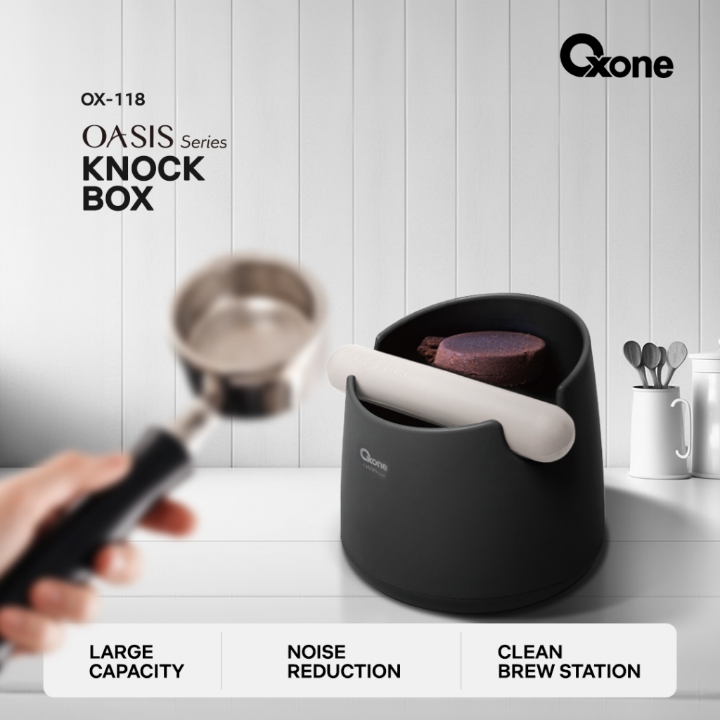 ถังขยะกาแฟกล่องเคาะ Oxone OX118