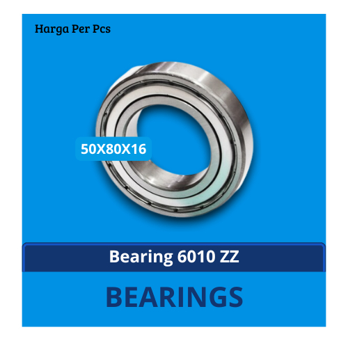 แบริ่ง 6010 ZZ N*N ฝาเหล็กคู่