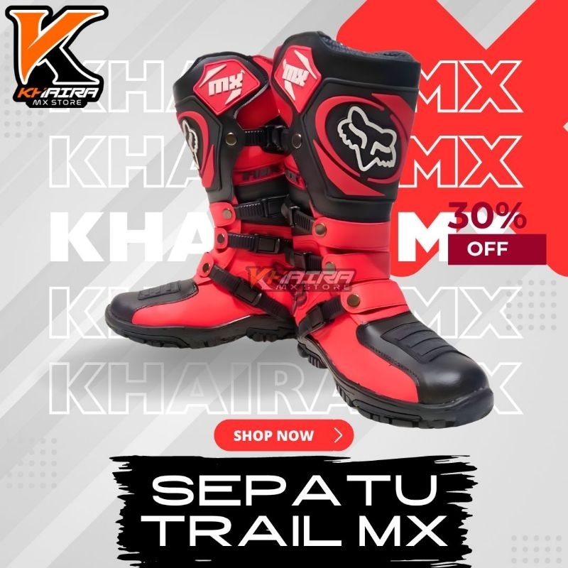 รองเท้า Trabass Adventure Motocross Trail/รองเท้านิรภัย enduro racing