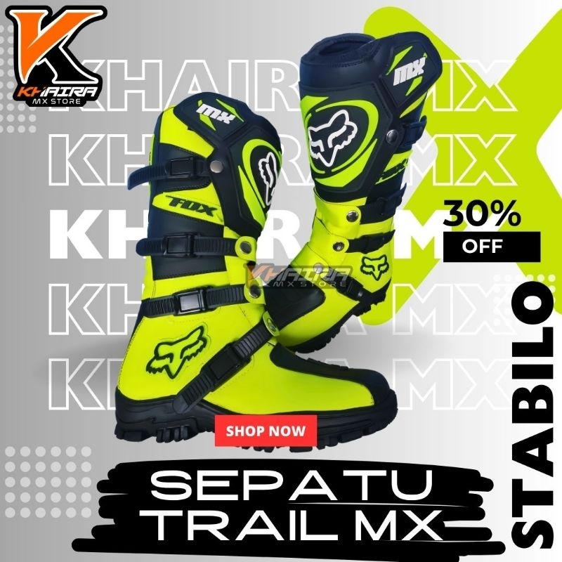 รองเท้า Trabass Adventure Motocross Trail/รองเท้านิรภัย enduro racing