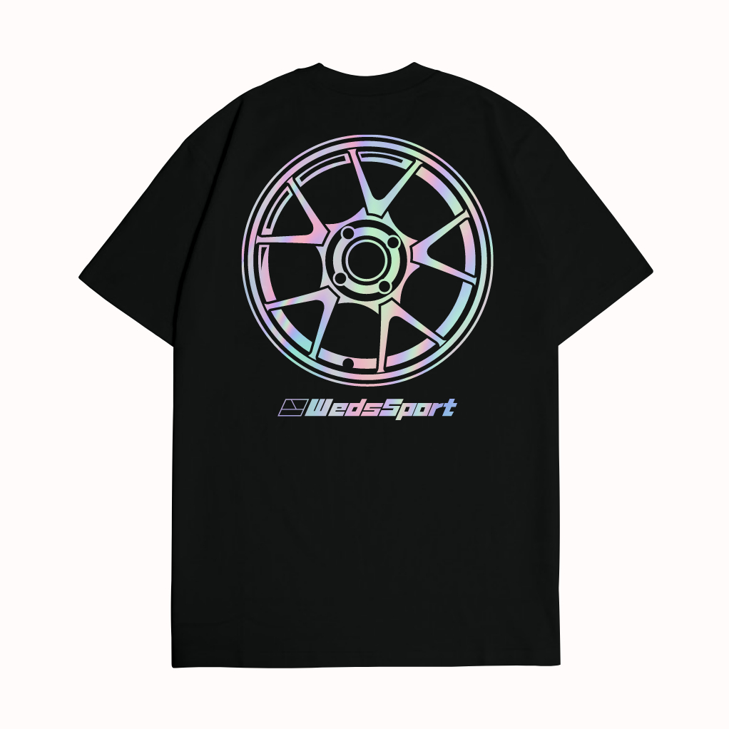KRMK เสื้อยืด Unisex Distro พร้อมภาพขอบ WEDSSPORT TC005 โฮโลแกรม